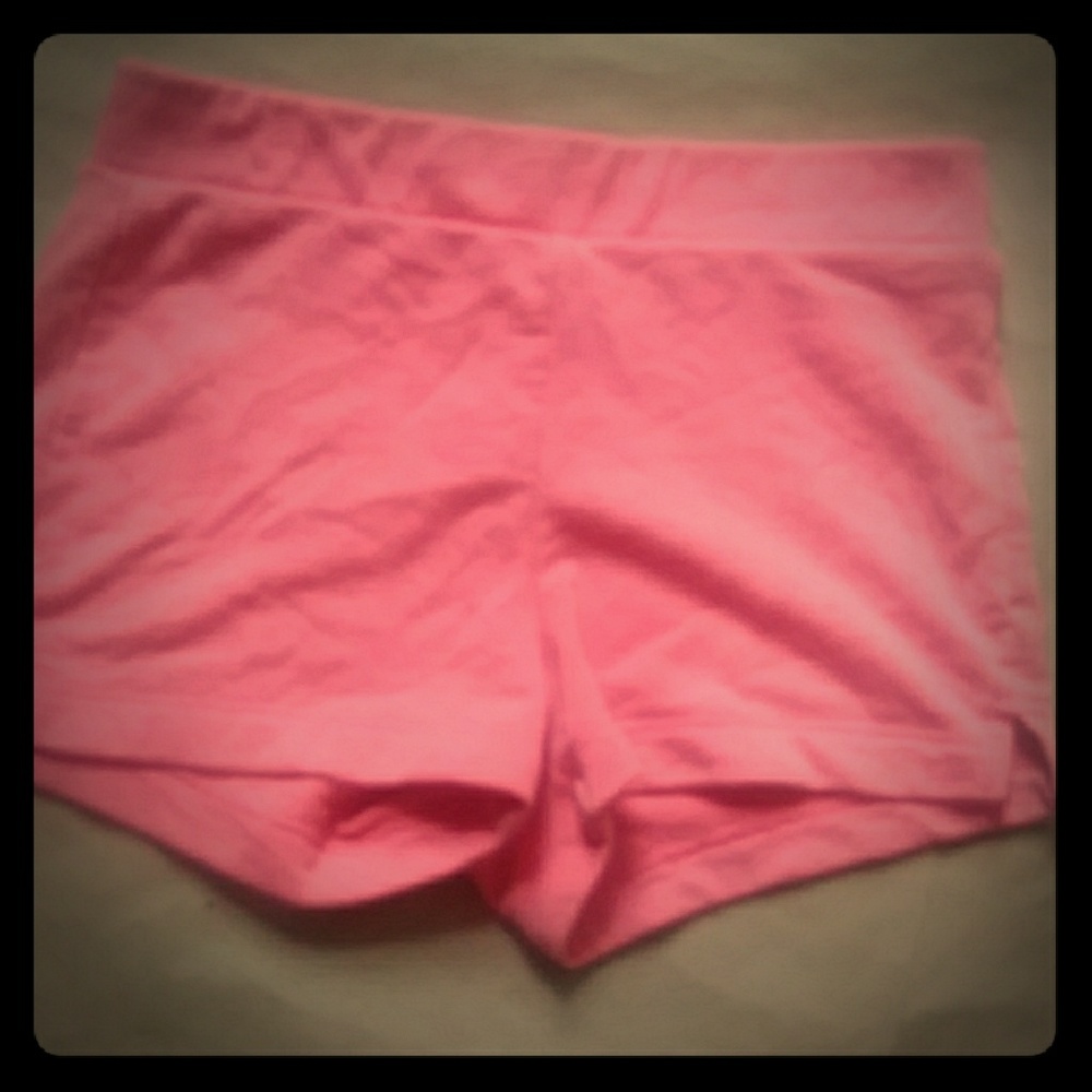 Coral colored shorts